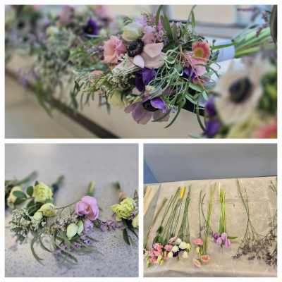 Wedding Flower arranging images